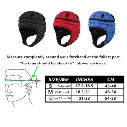 Capacete de rugby Headguard Protetor de Cabeça Chapelaria Cap Futebol Capacete Protetor Macio para Crianças De Futebol Juvenil шлем американски футбол - Image 1
