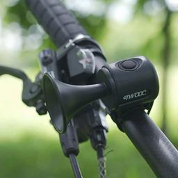 Buzina para guidão de bicicleta, buzina com 120db e 120db, com volume alto, para aviso de segurança, para guidão de bicicleta e scooter - Image 2