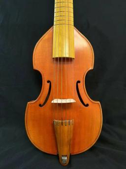 Broque estilo excelente maestro 6 cordas 15 "(380mm) baixos viola da gamba #11187 - Image 3