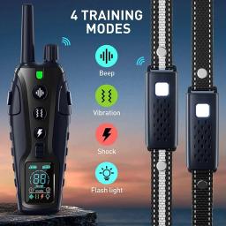 Smart Dog Training Collar com controle remoto, choque elétrico, adequado para evitar latidos de cães, comportamento animal, suprimentos de treinamento, 2000m - Image 1