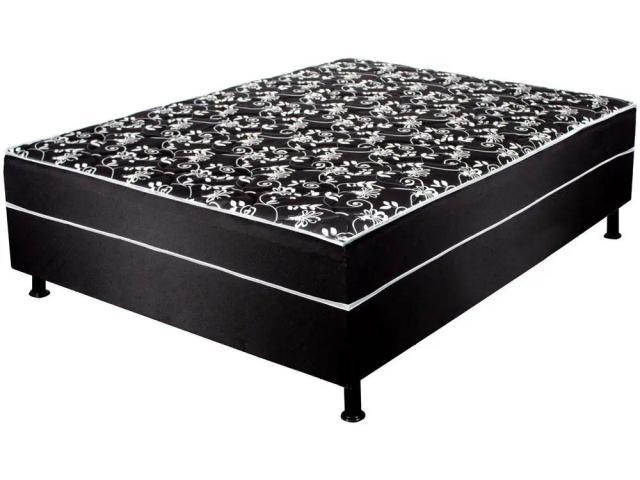 Cama Box Casal Aiam Conjugada 41cm de Altura com Colchão Super D28