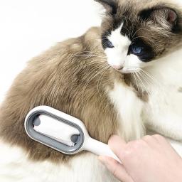 Cabelo longo removedor escova para gato e cão, silicone pet grooming pente, limpeza e tanque de água, pet produto acessórios, novo - Image 4