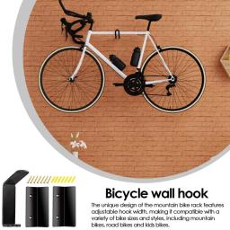 Rack De Armazenamento De Bicicleta Montado Na Parede, gancho De Bicicletas De Garagem, rack De Bicicletas De Montanha - Image 4