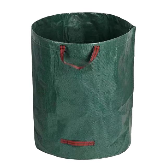 Saco de Armazenamento Reutilizável para Jardim, Capacidade de 60 a 500 Litros, Dobrável e Leve para Folhas e Lixo