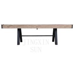 Mesa de shuffleboard de 9 pés na sala de jogos familiar, mesas de shuffleboard arcade portáteis internas e externas para crianças e adultos - Image 5