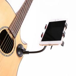 Suporte ajustável do telefone para guitarra, Capo Stand, instrumentos musicais Acessórios - Image 4