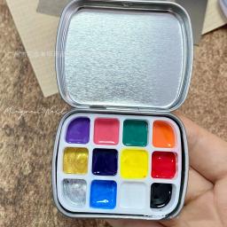 Silicone Paleta de Pintura para Decorações Nail Art, 3D Ferramenta Mold Acrílico, DIY Nails Templates, 1PC - Image 2