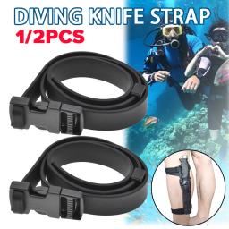 Leve anti-scratch snorkeling cintos, espessamento borracha faca correias, Quick Release cintos para mergulho natação - Image 1