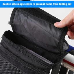 Bolsa para quadro de bicicleta 3 em 1, saco duplo para saddle de mountain bike, capa de celular, acessórios para ciclismo - Image 5