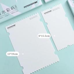 POTENTADO-Papel de Pintura Aquarela, Linhas Finas, Bilhete, Stub, Portátil, Aquarela, Suprimentos de Arte, 100% Algodão, 300g - Image 5