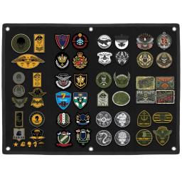 Placa de remendo auto-adesiva impermeável, suporte do organizador, painel de exibição com superfície de loop, painel para combate com gancho - Image 1