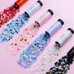 Canhão Confete para Celebração, Canhão Portátil, Fogo de Artifício, Graduação, Natal, Aniversário, Fontes De Festa De Casamento, 5PCs - Image 2
