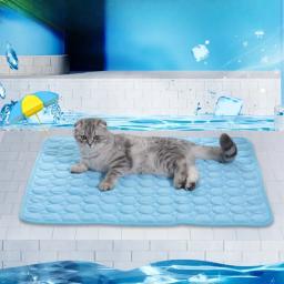 Tapete de resfriamento lavável para pet, cobertor de verão, sofá, almofada de gelo, cama, sofá, gato, pequeno, médio, grande, acessórios - Image 4