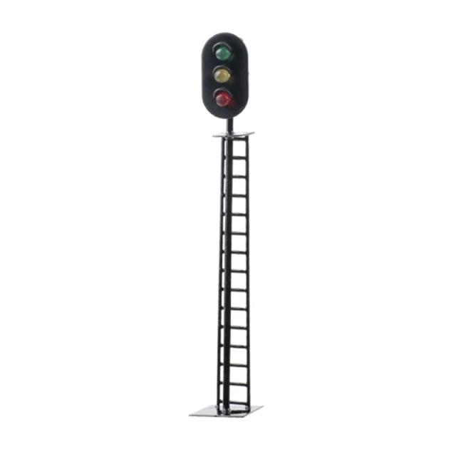 Luz de Sinalização de Tráfego para Miniatura de Trem 1:87 – Ideal para Crianças e Modelos de Construção em Sandbox
