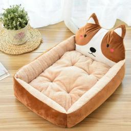 Quente cama para animais de estimação de pelúcia gato térmico dormir cama inverno pelúcia aquecimento camas de gatinho gato caverna para gatos gatinhos filhotes - Image 5