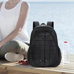 Mochila de tênis ajustável de grande capacidade para crianças e adultos, bolsas de raquete esportivas, capa de raquete, cabeça - Image 4