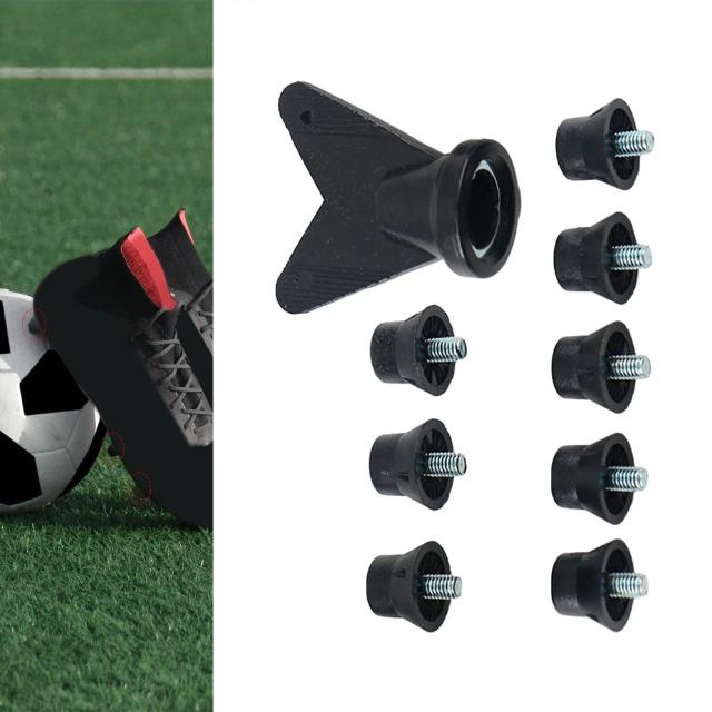 M5 Rosca Studs com Chave - Pontas Estáveis para Rugby e Futebol, 12 Peças para Treinamento e Acessórios de Calçados esportivos
