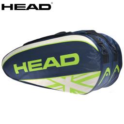 CABEÇA-Saco de Tênis Profissional com Isolamento Térmico, Mochila Racket Squash, Bolsas de Ombro Unisex, Original, Pacote 6 - Image 2