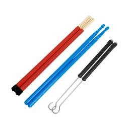 Conjunto de Acessórios para Músicos Profissionais, Peças de Percussão, Plástico, Silicone, Metal, Tambores, Escovas, Adequado para Iniciantes - Image 2
