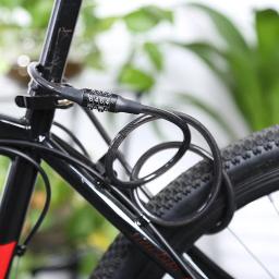 Portátil anti-roubo bloqueio para mtb, bloqueio do cabo de segurança, combinação código cadeado, acessórios de bicicleta, 1pc - Image 2