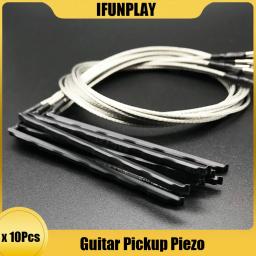 Ponte de guitarra acústica Saddle Rod, Guitarra Folk Piezo, EQ Pickup Acessórios, Drop Shipping, 6 cordas, 10pcs - Image 1