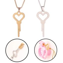 Chastity Cage Key Necklace para Casais, Fechaduras Integradas, Porta-chaves, Prevenção de Batota Sex Toys, 18 Jogos Plus, Acessórios Fits All Jaulas - Image 1