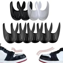 5Pairs Anti Vinco Shoes Protetor para Ténis Dobrando Crack Toe Cap Vincos Protetores Antirrugas Suporte Sneaker Acessórios - Image 1