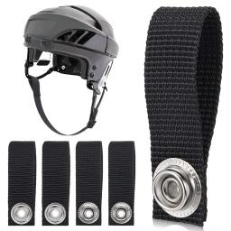 Capacete de hóquei cinta queixo destacável capacete loops hockey queixo cinta capacete com único snap hockey capacete acessório - Image 2