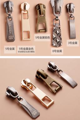 Resina Nylon Zíperes para Substituição Suitcase Vestuário, Cabeça Zipper, Costura DIY Artesanato, Sliders, Resina, Metal, 5Pcs, 3 #, 5 #, 8 # - Image 4
