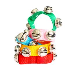 Sinos de pulso para crianças Jingles Shake Chocalhos Toy, Brinquedos Educativos de Percussão, Vestíveis, Não Fácil de Deformar, Anel de Sino - Image 5