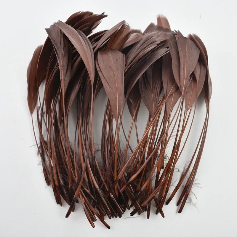 20 pçs/lote colorido ganso pena decoração preto gansos penas de ganso diy jóias festa artesanato acessórios decoração para roupas - Image 1