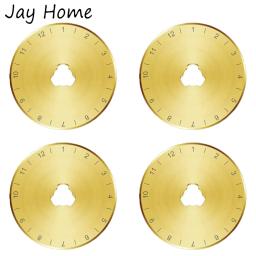 Lâminas de corte rotativas de titânio SKS-7 45mm lâminas de substituição com estojo de armazenamento para acolchoar scrapbooking diy costura arte artesanato - Image 1