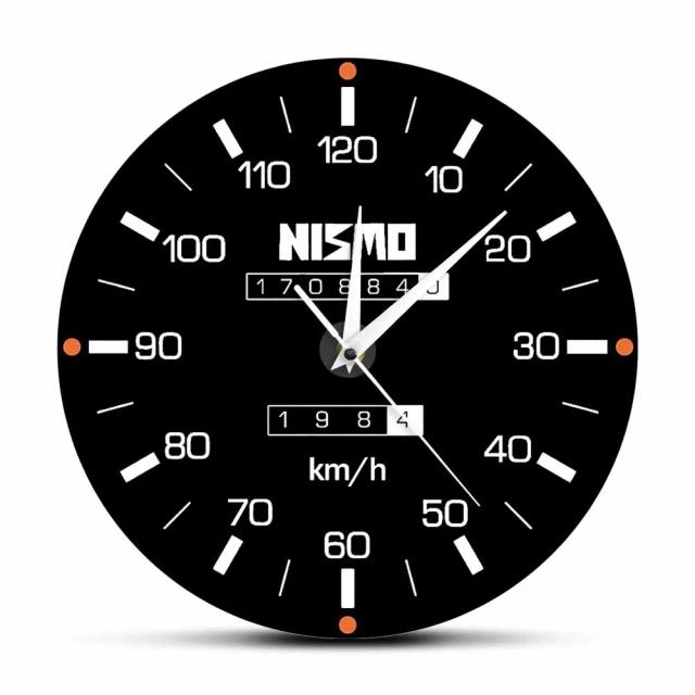 Relógio de Parede Velocidade Clássica Design Retro Motorsports 30cm