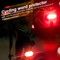Luzes de advertência recarregáveis COB Luz Trameira ao ar livre Luzes de ciclismo Destaque de corrida Acessórios de bicicleta - Image 4