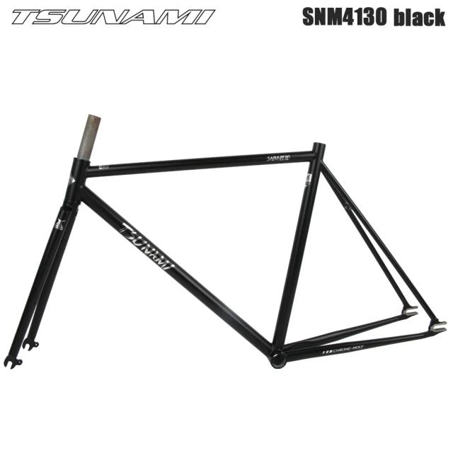 Tsunami SNM4130 Quadro de Bicicleta de Corrida em Aço CR-MO 4130 700C