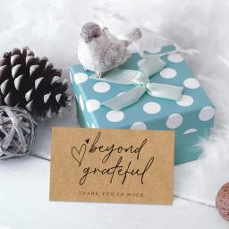 30pcs Natural de Papel Kraft Cartões de Agradecimento para os Pequenos Negócios Valorização Da Empresa Cartão Cartão Obrigado Para O Seu fim - Image 6
