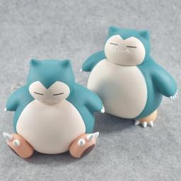 Pokémon Snorlax Money Box para crianças, figura em pé, sentado, brinquedo adorável, colecionáveis, presente de aniversário, 2 pose - Image 4