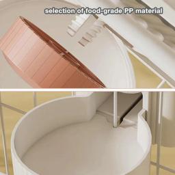 Alimentador automático com tigela suspensa Garrafa de água Recipiente de alimento Dispensador para cachorro, gatos, coelho, pássaros, produto de alimentação animal de estimação - Image 5