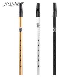 Flauta de metal com 6 furos, chave c/d, inglesa, para instrumento musical, para principiantes, 1pc - Image 1