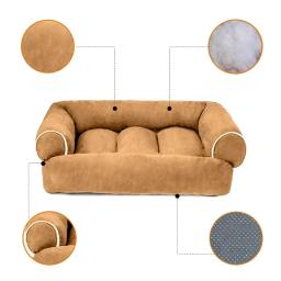 Tapete Quente Espessado Quadrado para Animais de Estimação, Canil Pequeno, Cama para Cachorro, Sofá para Sono Profundo, Cat Product, Cobertor Respirável, S, M, L, XL, Inverno - Image 3