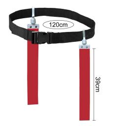 Ajustável Bandeira Cintos de Futebol, Resistente ao Desgaste, Amplamente Utilizado, Espessamento Webbing, Bandeiras de Cintura, Suprimentos Esportivos, Cor Vibrante, 2pcs - Image 6