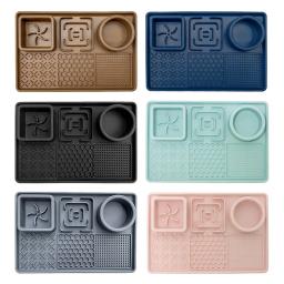 Non-Slip Silicone Pet Placemat, impermeável, fácil de limpar, Slow Food, tapete de cão multifuncional, placa à prova de vazamento, gato e cão placa - Image 5