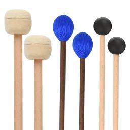 Conjunto de baquetas profissionais para baixo, baquetas de marcha, marimba, xilofone de borracha, conjunto de percussão de 3 pares - Image 3