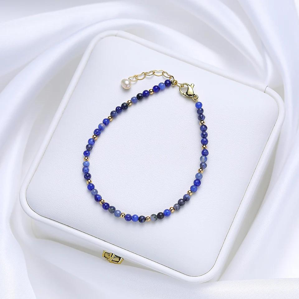 Natural Pedra Beads Pulseiras na Mão, Conjuntos De Jóias De Luxo, Pulseira Por Atacado, Turmalina Handwork, Presente De Festa, 3mm - Image 1