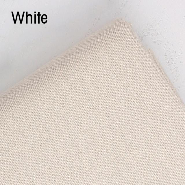 Tecido de Linho de Algodão Artesanal para Costura: Pano de Fundo Liso e Suprimentos para Cross Stitch em Vários Tamanhos