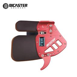 Bicaster ASA-Couro Genuine Archery Competição Dedo Tab Guard, Substituição Proteção, Alumínio, LH, RH, Arco, Caça Acessório - Image 4