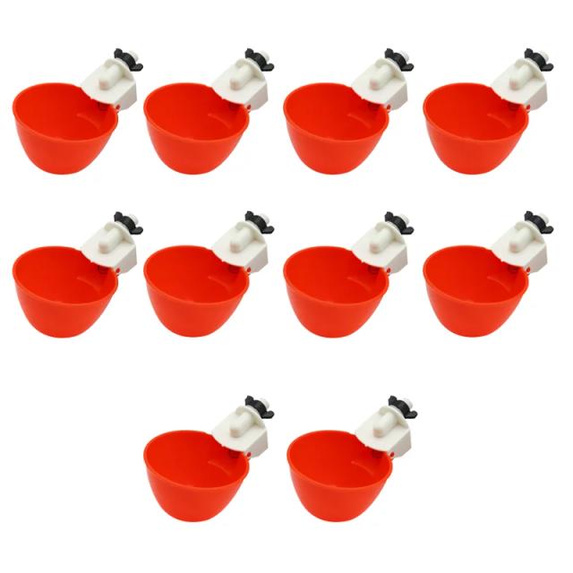 Suporte Automático para Bebedouro de Água para Aves e Codornas - 1 a 10 Peças