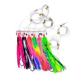 Polvo Saia Isca Trolling Lure com Water Hole, Equipamento de pesca, acessórios de pesca ao ar livre, durável e prático, 23x3cm, 9" - Image 6
