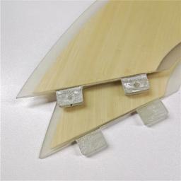 UPSURF-Keel Twin Fins para prancha de surf, Bamboo Fiber Fins, Twin Fins for Fish,Shortboard Fins, Double Tabs - Image 6