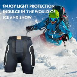 Benken-EVA Calções de Esqui Acolchoados Resistentes a Queda, Equipamento de Proteção contra Impactos, Desporto ao Ar Livre, Skate e Esqui - Image 3